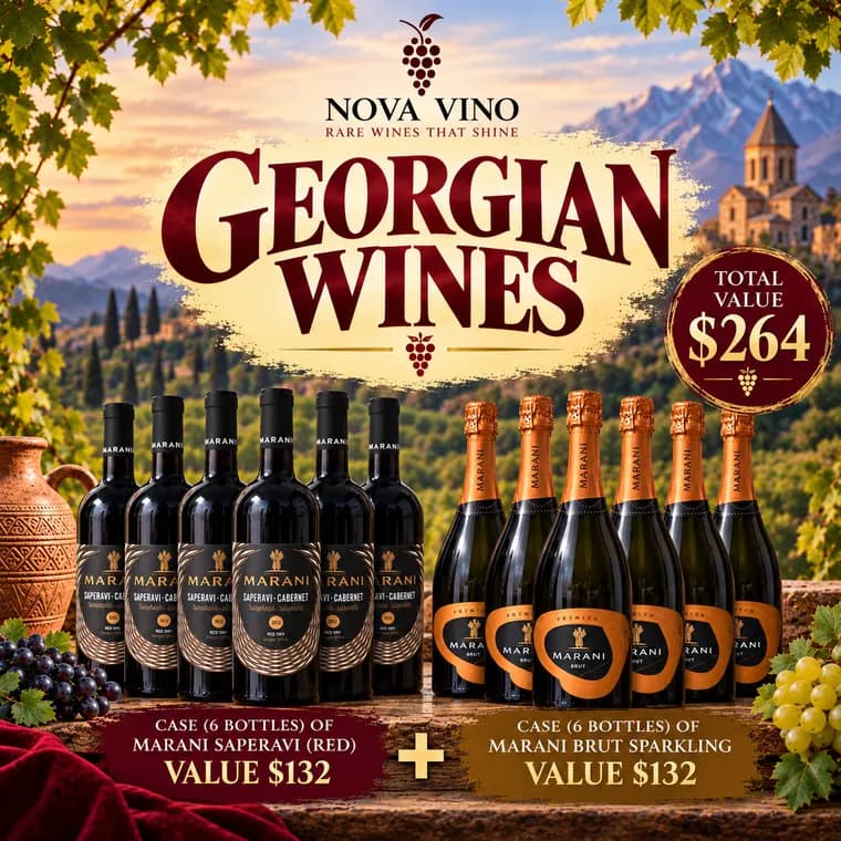 Nova Vino, 12 pack of Georgian wines