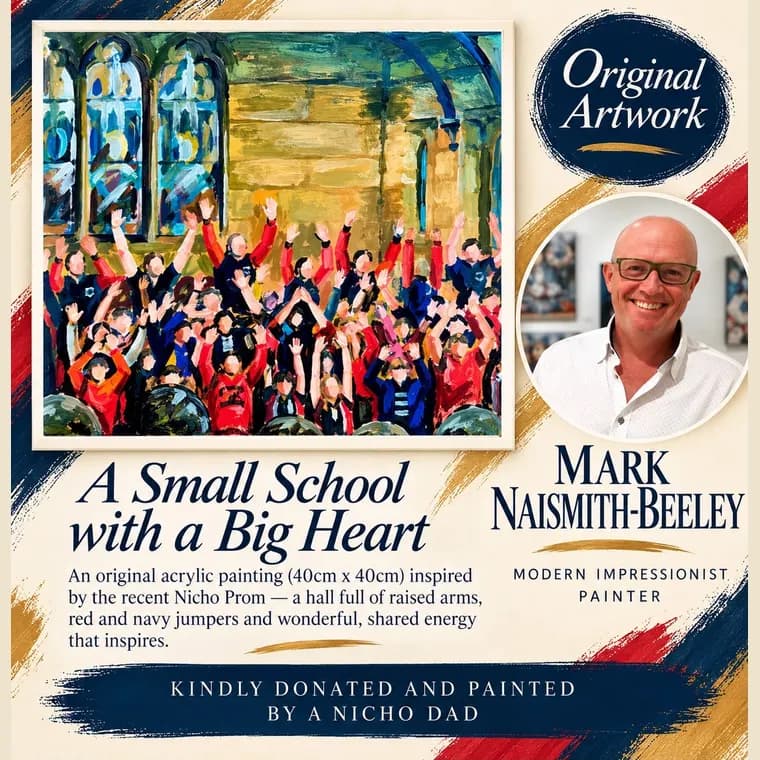 Mark Naismith-Beeley, A Small School with a Big Heart, an original artwork