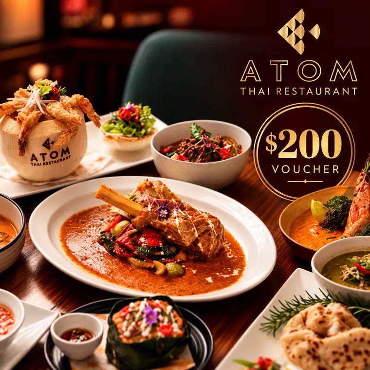 Atom Thai, $200 voucher