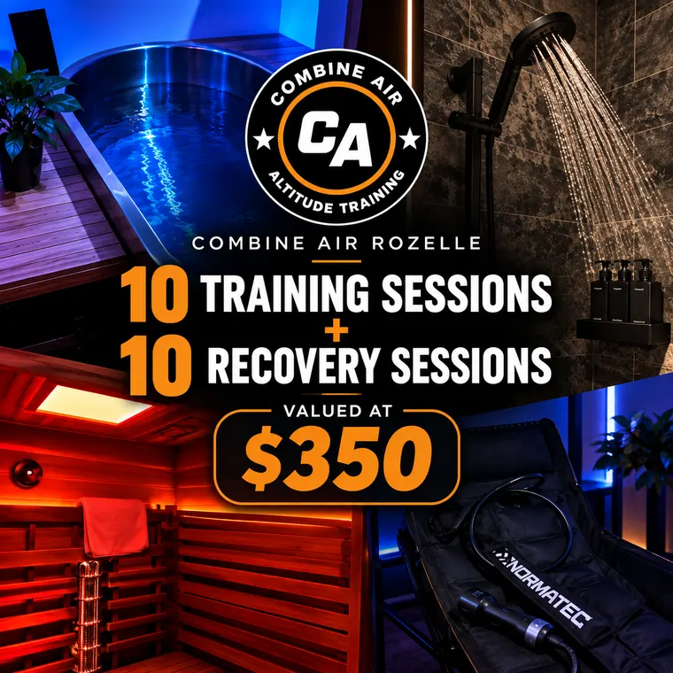 Combine Air, 10 training sessions and 10 recovery sessions