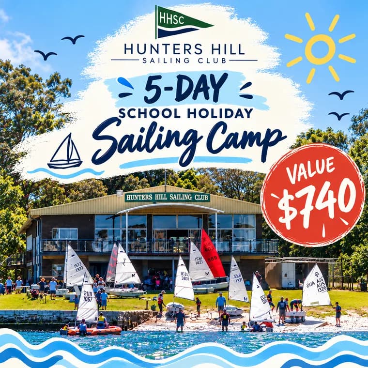 Hunters Hill Sailing Club, Holiday camp sailing