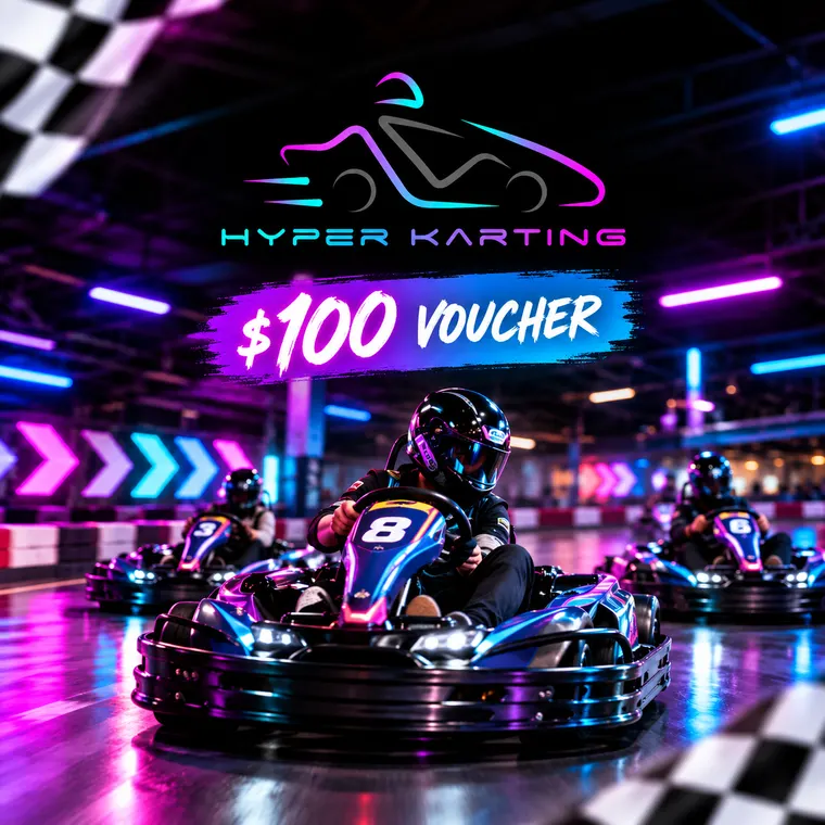 Hyperkarting, $100 voucher