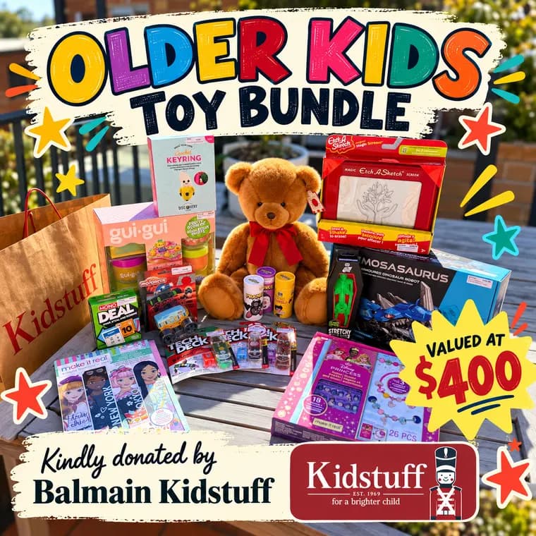 Kidstuff Balmain, Older kids toy bundle