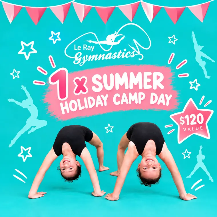 Le Ray Gymnastics, 1 day holiday camp voucher