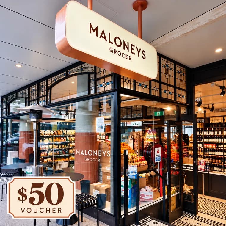Maloneys Grocer Rozelle, $50 voucher
