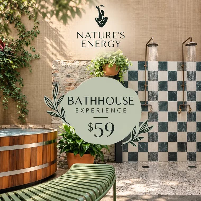 Nature's Energy, Bathhouse experience