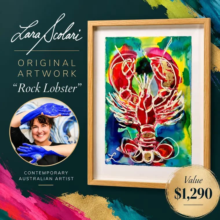 Lara Scolari, Rock Lobster, an original artwork