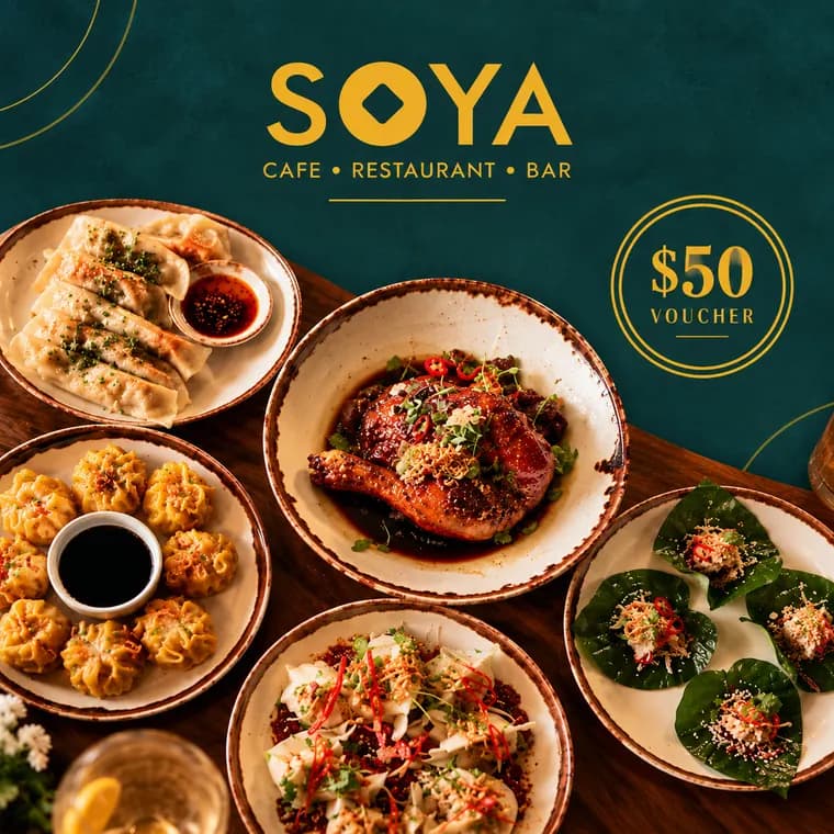 Soya Cafe Balmain, $50 voucher