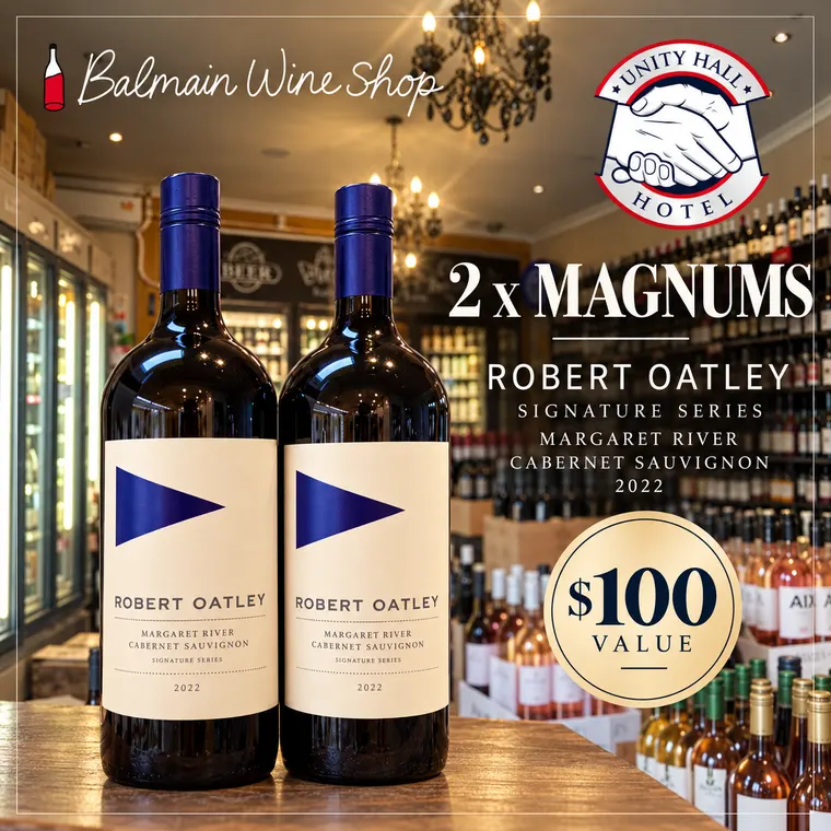 Balmain Wine Shop, 2 magnums of Robert Oatley cabernet sauvignon