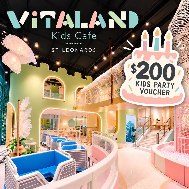 Vitaland Kids St Leonards, Kids party voucher