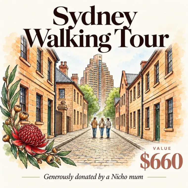 Sabrina Mondschein, Private walking tour of Sydney's cultural and historic heart, up to 6 people