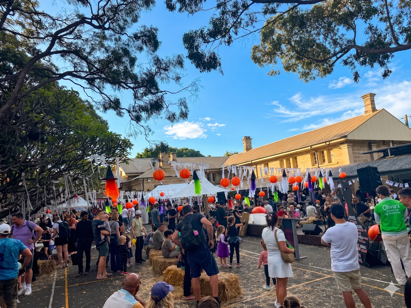 Festival scene at Nicholson Street Public School